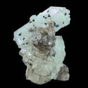 Quartz, plancheite, calcite