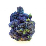 Chessylite ( Azurite ) + Cuprite.