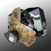 Tourmaline schorl, quartz var. smoky