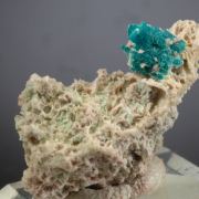 Caledonite with Phosgenite, Leadhillite?