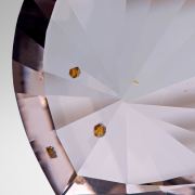 Beryl var. Morganite included by Childrenite (26.70 ct)