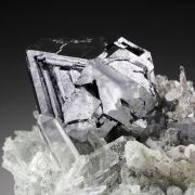 skeletal GALENA, QUARTZ var. JAPAN LAW TWIN