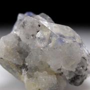 Quartz on Tanzanite with Prehnite