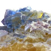 Fluorite + Calcite.