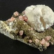 Calcite and Rhodochrosite with Sphalerite