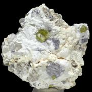 Sphalerite, quartz, talc, lollingite