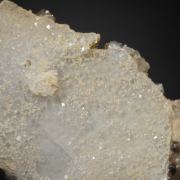 Scheelite on recrystallized Quartz with Fluorite