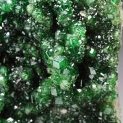 gem GARNET var. GROSSULAR var. CHROMIAN, DIOPSIDE
