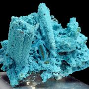 Chrysocolla, malachite, pseudo. after baryte