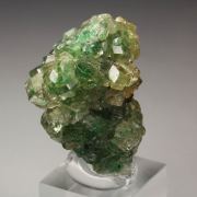 gem GARNET var. GROSSULAR with GREEN CHROMIAN PHANTOMS