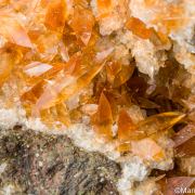 Calcite on Chabazite