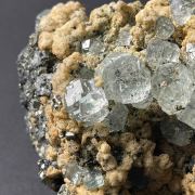 Fluorite, Galena, Pyrite, Chalcopyrite - Huanzala, Peru
