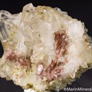 Axinite on Quartz with Albite