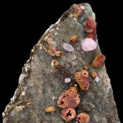 Anorthoroselite, calcite