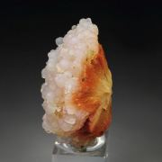 orange SCOLECITE, CHALCEDONY