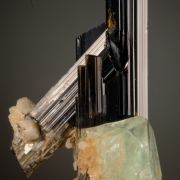 Elbaite/ Schorl with Fluorite, Quartz etc