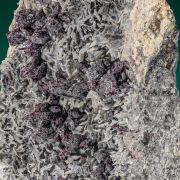 Proustite  on Calcite