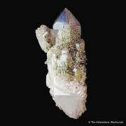 Papagoite (phantom) inclusion in Quartz