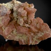 Rhodochrosite with Fluorite and Quartz