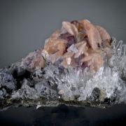 Rhodochrosite with Fluorite, Quartz, Galena, Tetrahedrite etc. 
