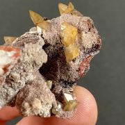 Wulfenite – Tsumeb Mine, Otavi Highlands, Namibia