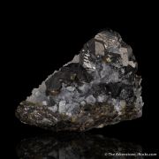 Sphalerite on Quartz and Galena