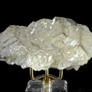 Calcite with Pyrite - \'Mercedes habit\'