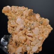 Rhodochrosite and Sphalerite with Pyrite