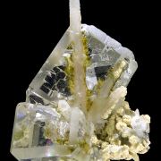 Fluorite, quartz, siderie