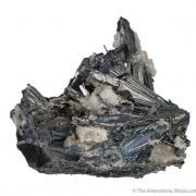 Stibnite with Barite and Quartz (significant locality)