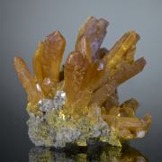 Orpiment - well-crystallized with minor Picropharmacolite