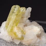 Brazilianite on Albite