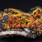 Mimetite (variety campylite) with Goethite