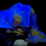 Fluorite, quartz MONGOLIA