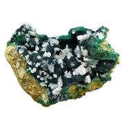 Cerussite, malachite