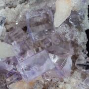 Fluorite, Calcite, Quartz