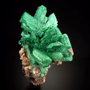 Malachite ps. Baryte (cover piece)