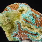 Senegalite on Turquoise