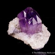Quartz var. Amethyst on Quartz
