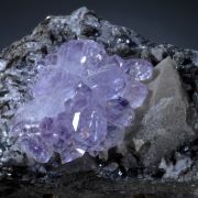 Amethyst and Quartz ps after Calcite