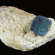 Fluorite on Quartz