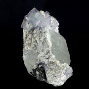 Quartz with Fluorite, Scheelite, Arsenopyrite, Dolomite, Stannite