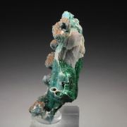 CHRYSOCOLLA pseudomorph, MALACHITE