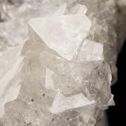 Fluorite (GEM ice crystals) with Calcite