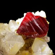 Cinnabar on Quartz