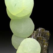 Prehnite on Epidote