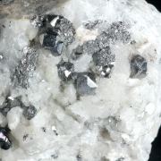 Carrolite on Calcite