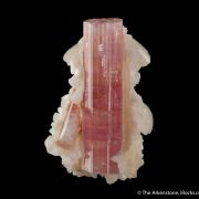 Elbaite with Stilbite