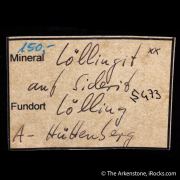 Lollingite with Siderite