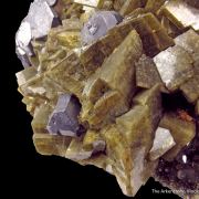 Galena and Siderite on Quartz